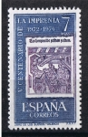 Stamps Spain -  Edifil  2165  V  Cent. de la Imprenta    