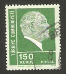 Stamps Turkey -  mustafa kehal ataturk