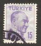 Stamps Turkey -  mustafa kehal ataturk
