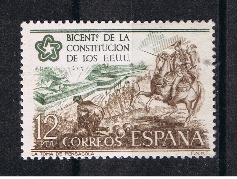 Edifil  2325  Bicentenario de la Independencia de los Estados Unidos 