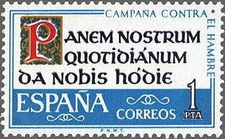ESPAÑA 1963 1512 Sello Nuevo Campaña contra el Hambre