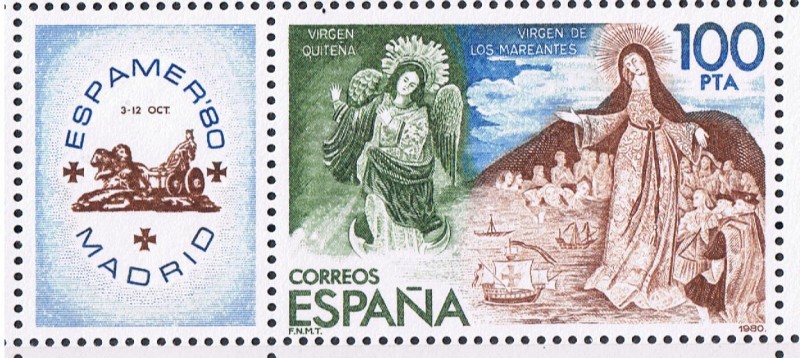 Edifil  2583 D   Expo. Filatélica de  América y Europa, ESPAMER´80  