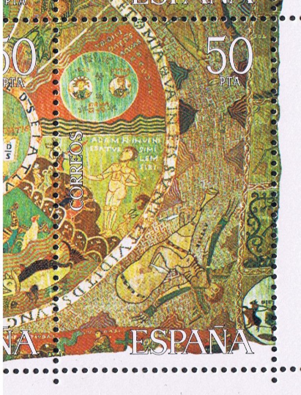 Edifil  2591 F Tapiz de la Creación. Gerona