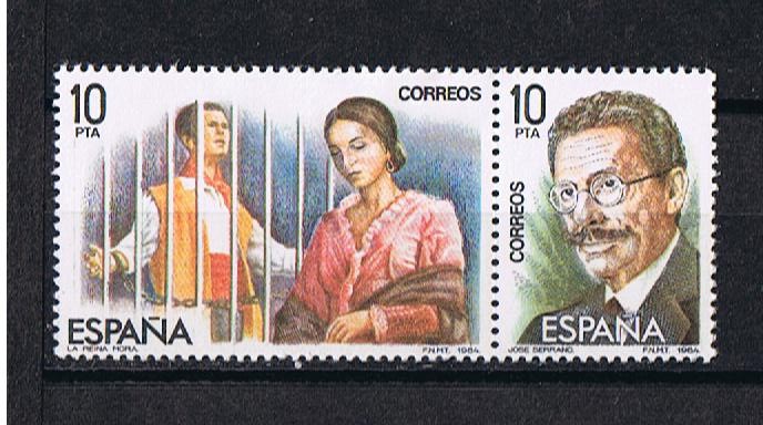 Edifil  2766-2767  Maestros de la Zarzuela  sello doble