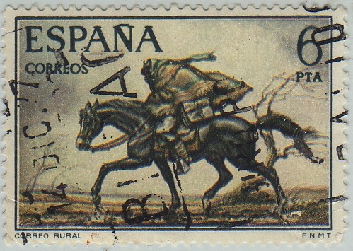 sevicios de correos-correo rural-1976