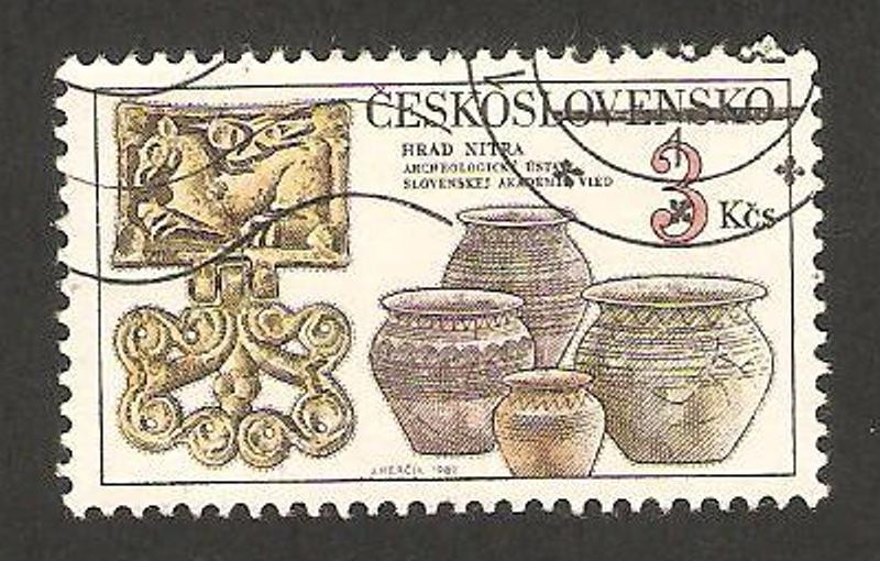 hrad nitra, arqueología