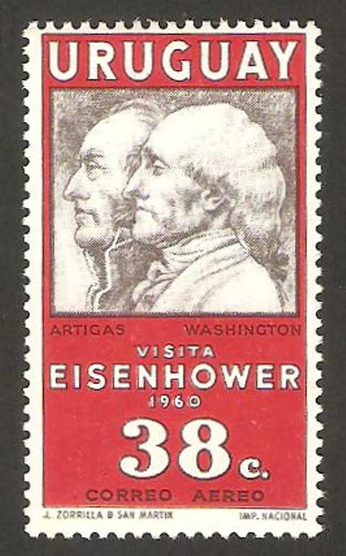visita de eisenhower, (artigas y washington)