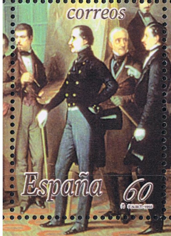 Edifil  3399  Pintura española.  Antonio María Esquivel (1806 - 1857 )  