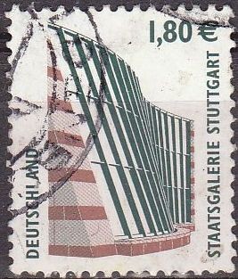 ALEMANIA 2003 Scott 2211 Sello Staatsgalerie Stuttgart 1,80€ Usado Allemagne Duitsland Germania Germ