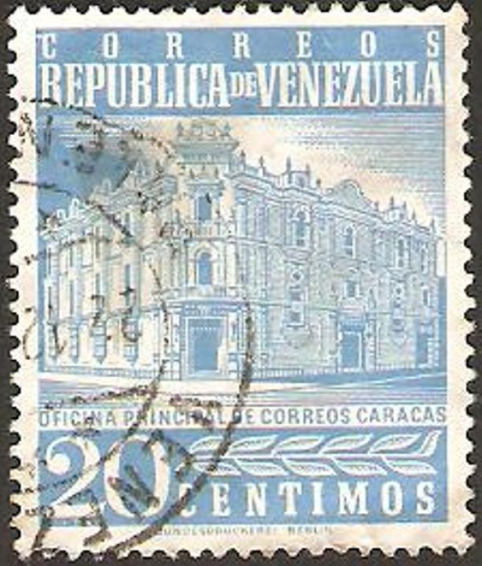 oficina principal de correos en caracas
