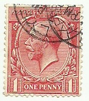 Rey George V 1912 1penny