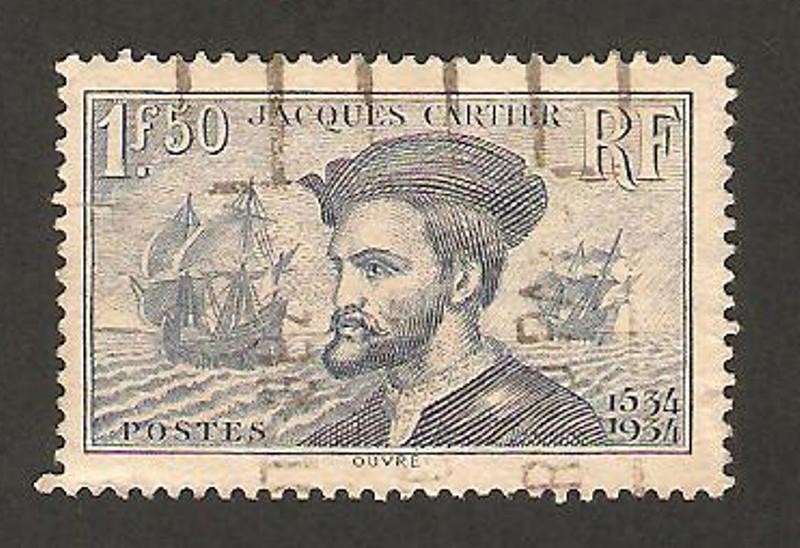 IV centº de la llegada de jacques cartier