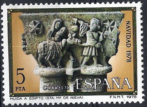 2491 Navidad 1978. Huída a Egipto.  Sta. María de Nieva.