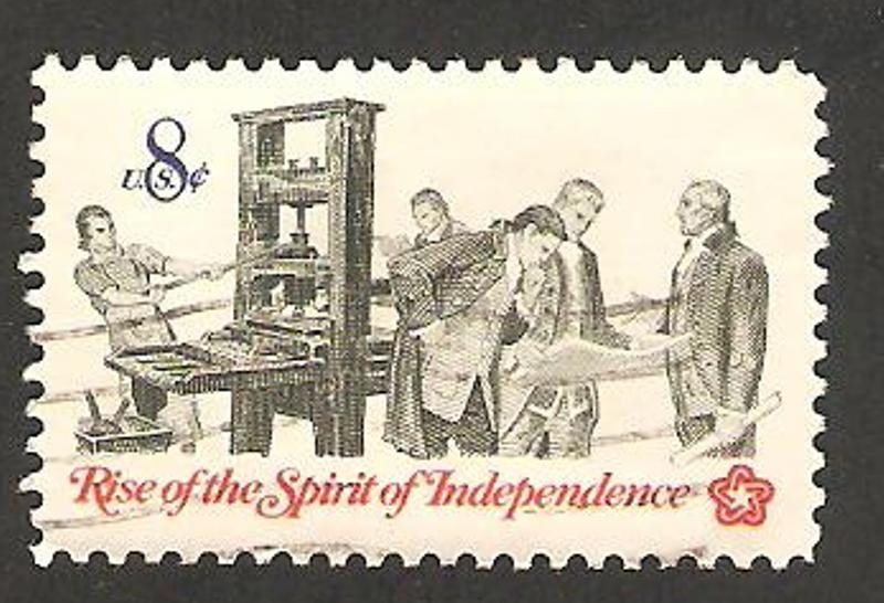 sublevarse, el espíritu de la independencia 