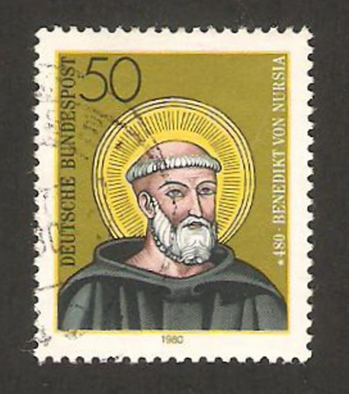 901 - 15 centº del nacimiento de san benoit de nursie 