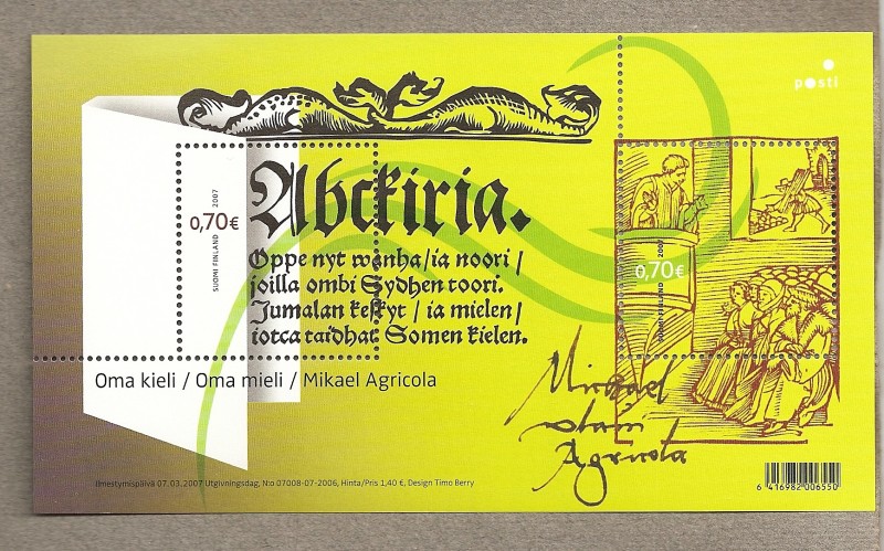 Mikael Agricola, unificador idioma finés