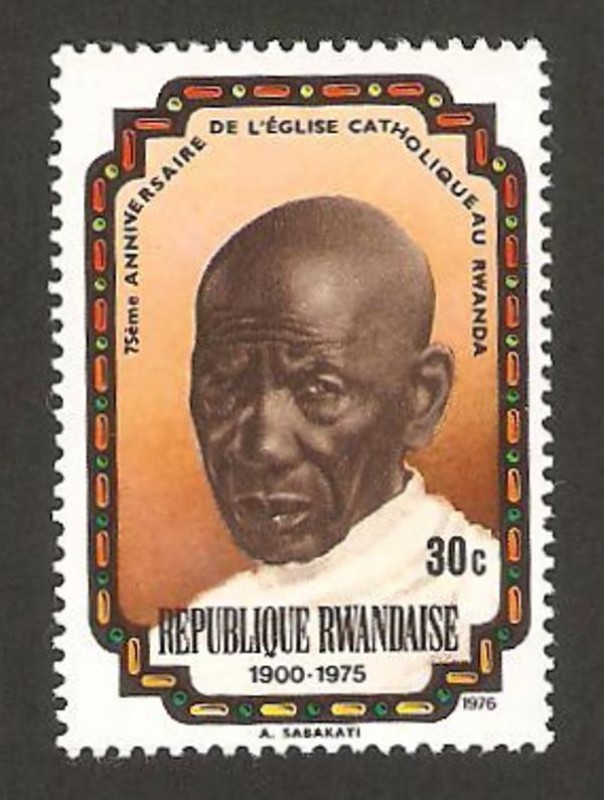 75 anivº de la iglesia católica en rwanda, abdon sabakati, catequista