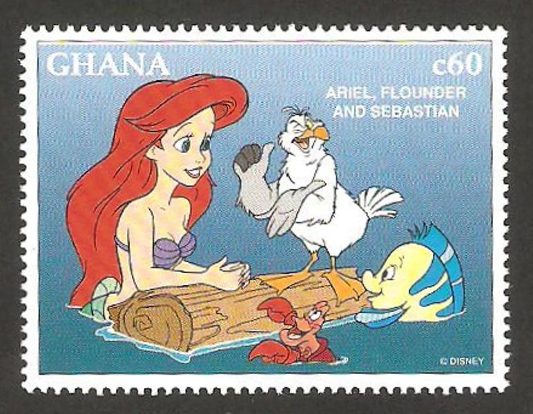 ariel, sebastian y flounder