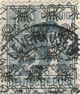ALEMANIA 1948 (Y28) Bi-Zona, Ocpacion Anglo-americana 12
