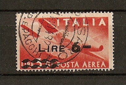 Sello de 1945 sobrecargado