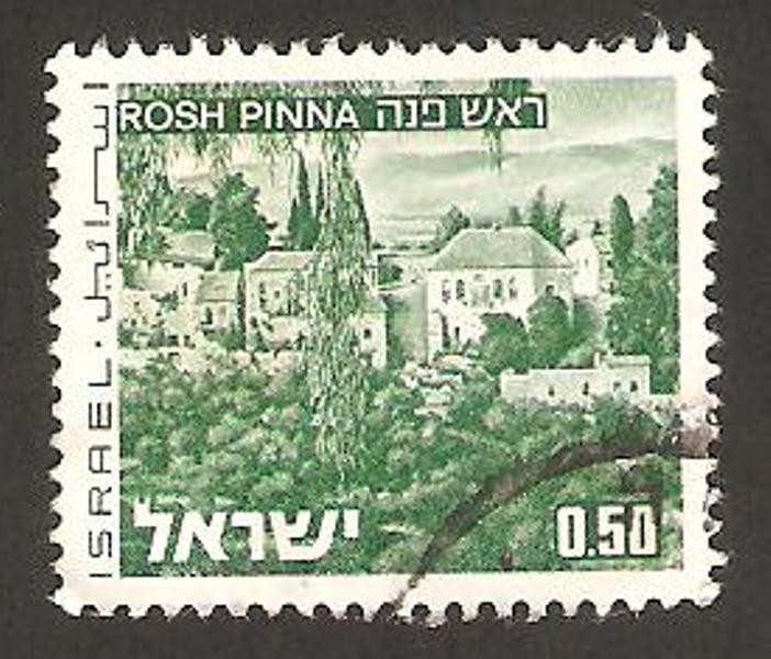 paisaje de Israel, rosh pinna 