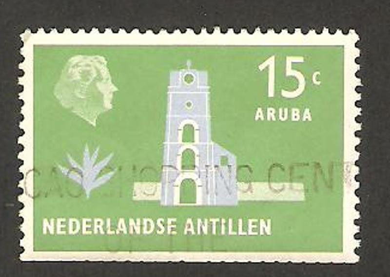 reina juliana, Torre de guillermo III a aruba 