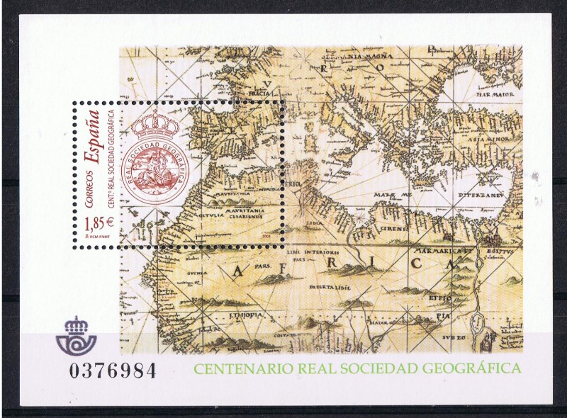 Edifil  SH 4021  Cente. de la Real Sociedad Geográfica.  