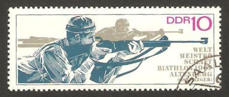 948 - Mundial de biathlon en Altenberg, tiro tendido