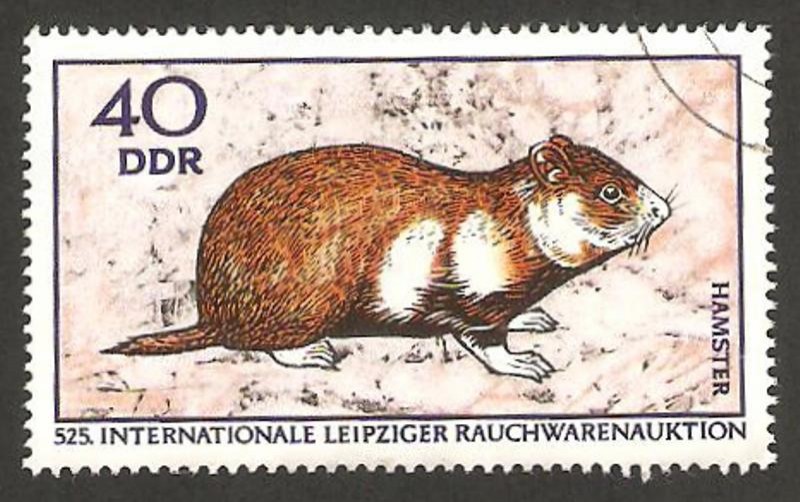 ventas y subastas internacionales de pieles en leipzig, un hamster