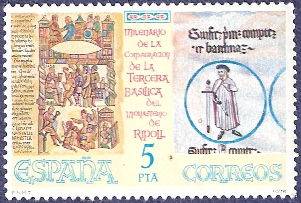 Edifil 2506 Tercera basílica Sta. María Ripoll 5 NUEVO