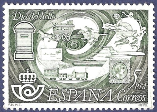 Edifil 2480 Día del sello 1978 5 NUEVO