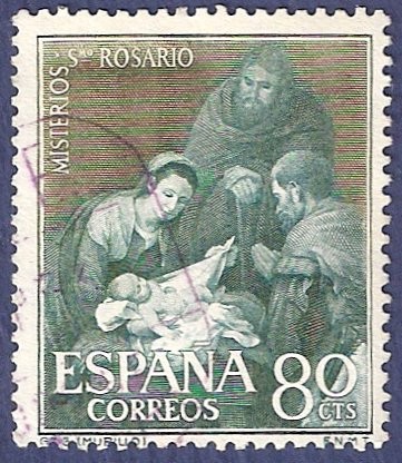 Edifil 1465 Misterios del Santo Rosario 0,80