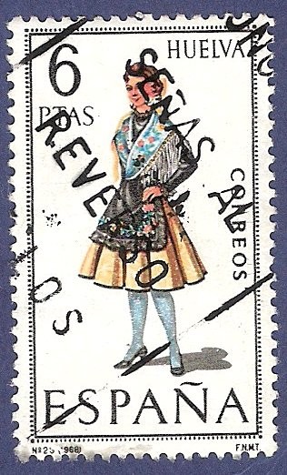 Edifil 1849 Traje regional Huelva 6