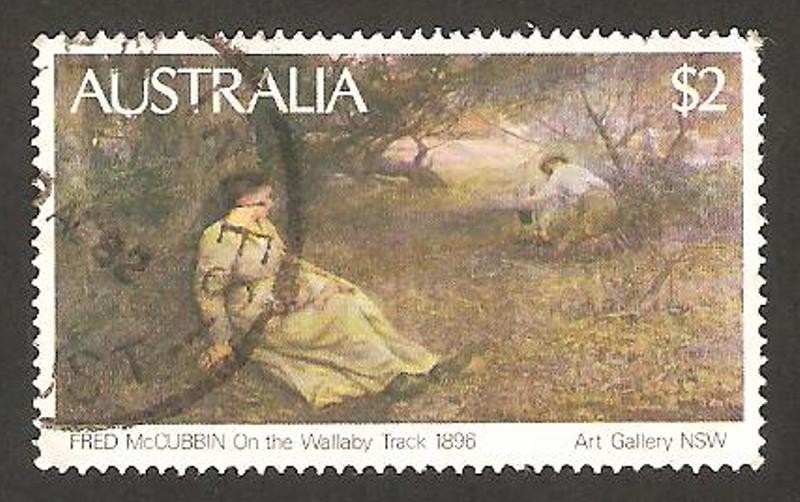 cuadro del pintor australiano fred mccubbin