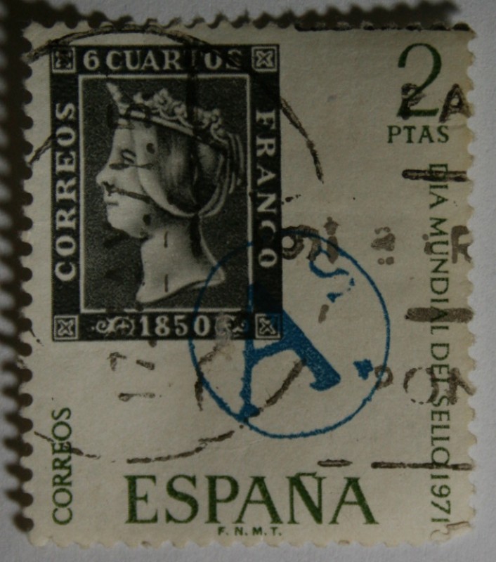 Dia Mundial del Sello 1971 2ptas