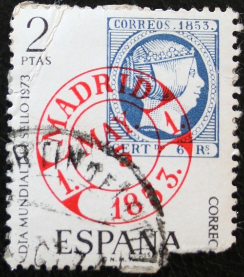 Dia Mundial del Sello 1973 2ptas