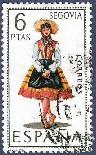 Edifil 1955 Traje regional Segovia 6