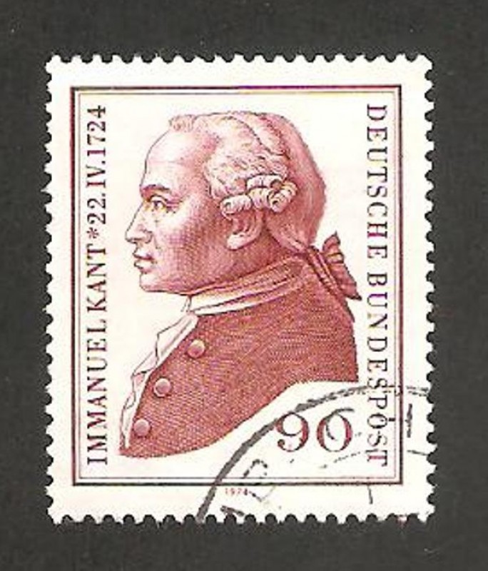 655 - 250 anivº del nacimiento de immanuel kant, filosofo