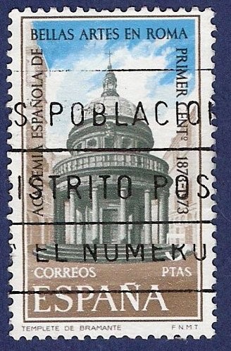 Edifil 2183 Academia española de Bellas Artes en Roma 5