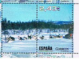 Edifil  SH 4345 F + viñeta  Deportes. Al filo de lo imposible.  Programa de TVE.   