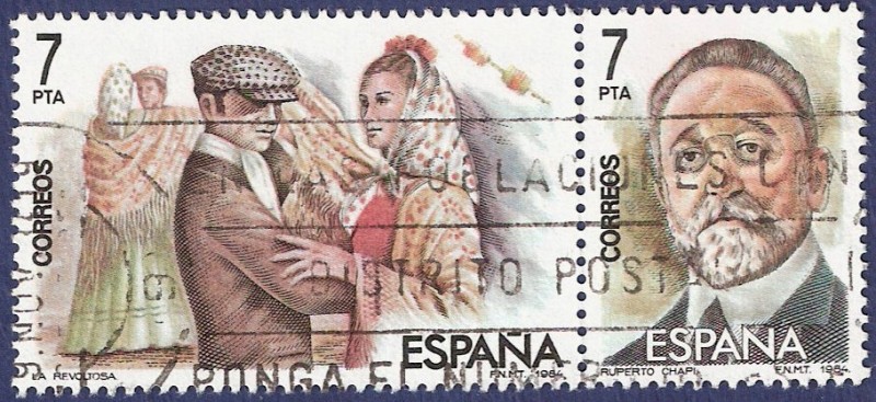 Edifil 2764-2765 Ruperto Chapí y 