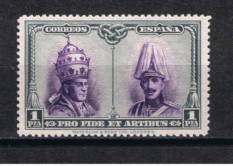 Edifil  429  Pro Catacumbas de Sabn Dámaso. Serie para Santiago de Compostela.   