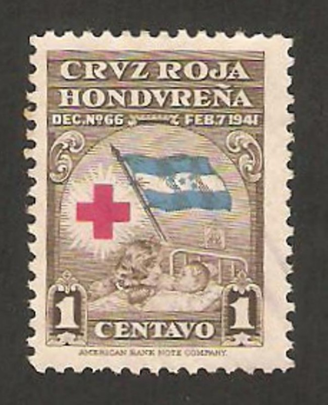 sello a beneficio de la cruz roja