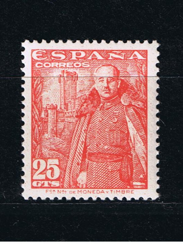 Edifil  1024  General Franco y Castillo de la Mota.   
