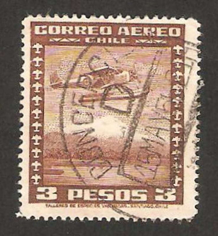 avión y paisaje