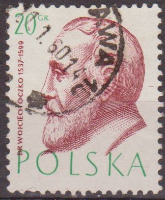 Polonia 1957 Scott 770 Sello Retratos Doctores Wojciech Oezko Usado Polska Poland Polen Pologne 
