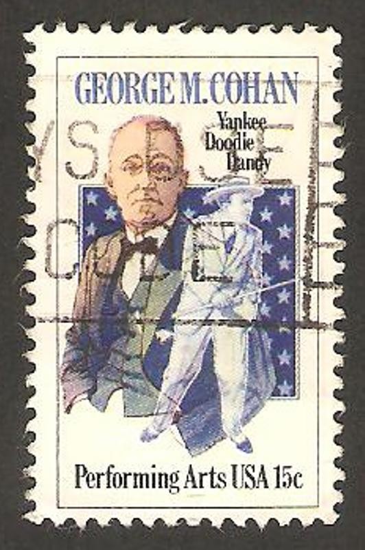george m. cohan, actor y autor del espectáculo