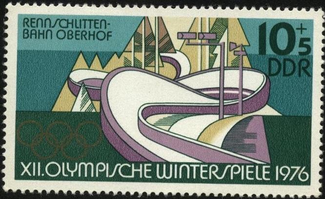 XII Olimpíadas de Invierno. Pista de trineo de Oberhof.