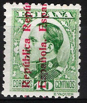 595 Alfonso XIII.( 2ª República española)