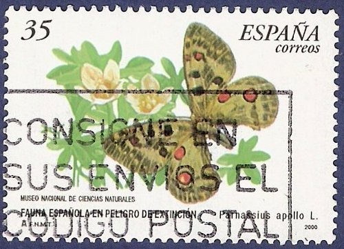 Edifil 3694 Parnassius apollo L. 35